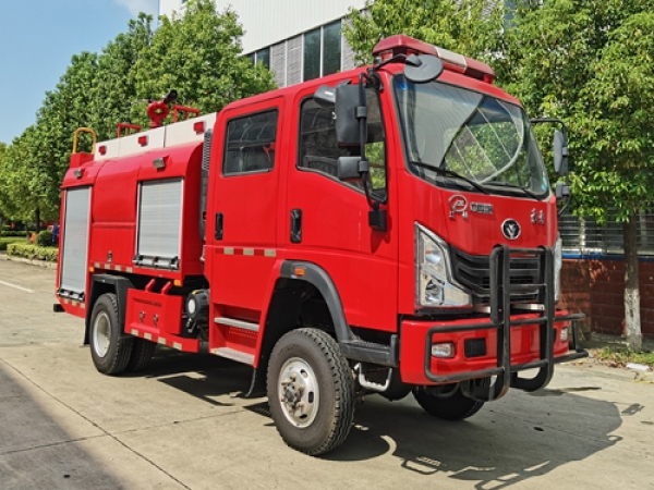 豪曼四驅水罐消防車