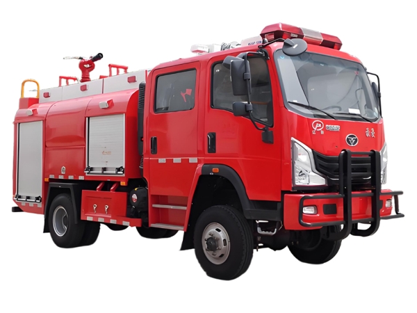 豪曼四驅水罐消防車