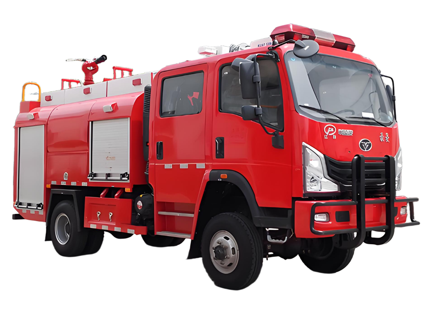 豪曼四驅水罐消防車